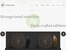Tablet Screenshot of essence-music.com